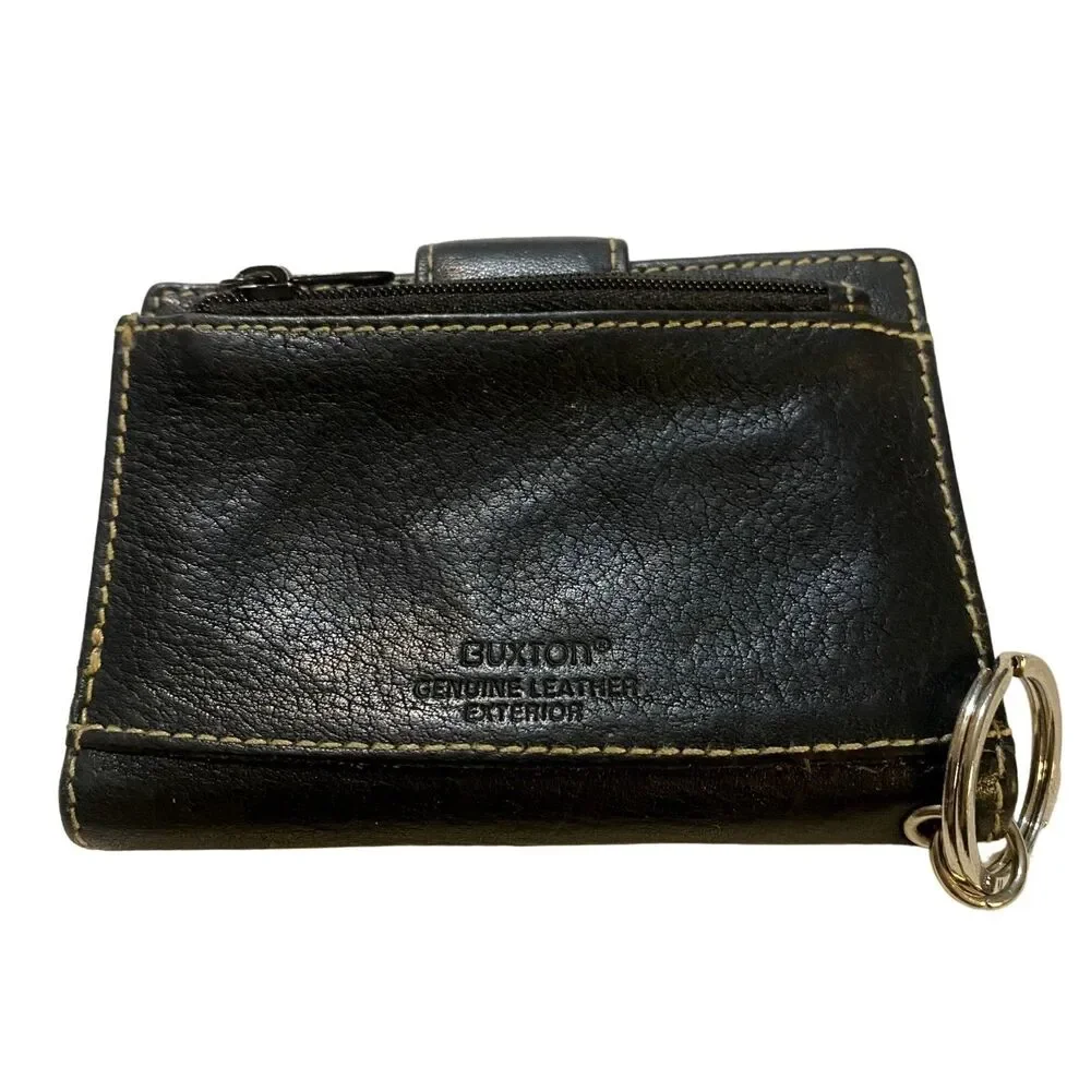 #7955 WILSON AND BUXTON Black Leather Wallets